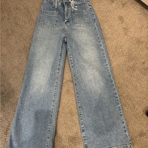 Stylish Light Blue Women's Flare Jeans